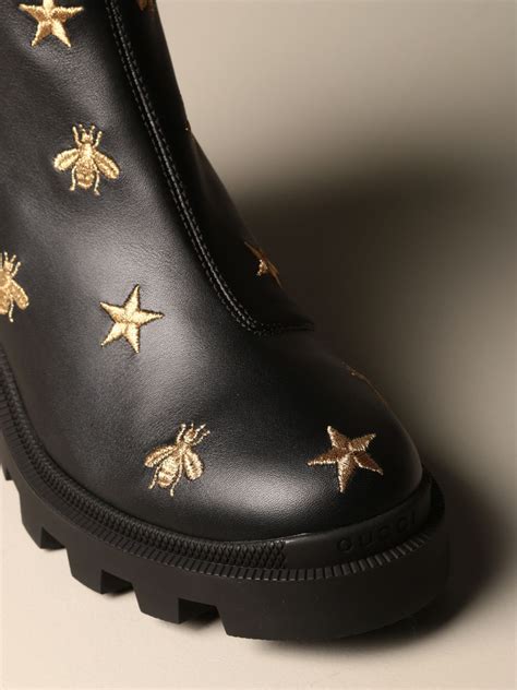 gucci boots with bee